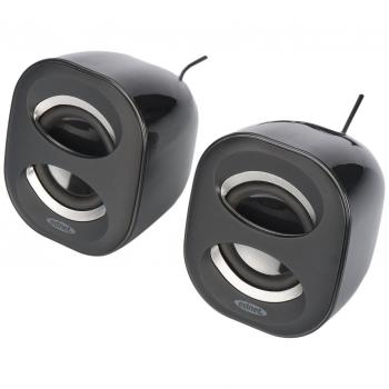 Ednet 83172 2.0 Multi Media Desktop Speaker Nero