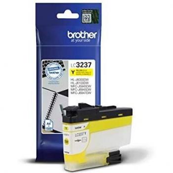 Brother LC3237Y Cartuccia InkJet Originale, Capacità Standard, fino a 1500 Pagine, per Stampanti MFCJ5945DW / MFCJ6945DW / HLJ6000DW, Colore Giallo