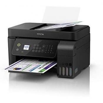 Epson EcoTank ET-4700 Stampante Multifunzione Inkjet a Colori 4 in 1 con Funzionalità ADF ed Ethernet, Nero