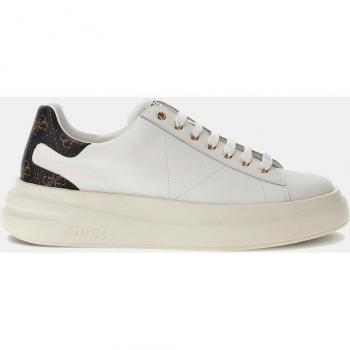 Zapatillas de Hombre Guess “Elba” Casco Bajas con Talón Contraste Blanco