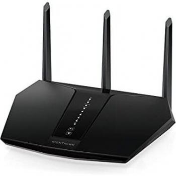 Netgear Router Wi-Fi 6 AX2400 RAX30, Nighthawk a 5 Stream Fino a 2.4 Gbps, Fino a 125 m2 di Copertura e 20 Dispositivi