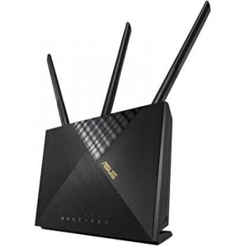 ASUS 4G-AX56 LTE Router 4G Cat.6 300Mbps Dual-Band WiFi 6, data rate up to 1800Mbps, Captive portal, Lifetime Free Internet Security