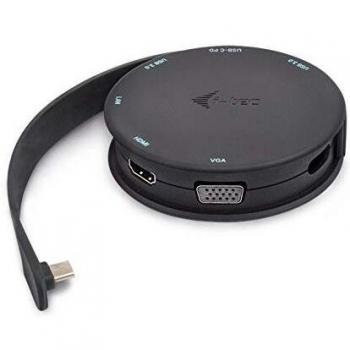I-tec Docking Station Tascabile Universale 4K per Laptop 1x USB-C / 2x USB-A 3.0 / 1x HDMI / Nero con Power Delivery