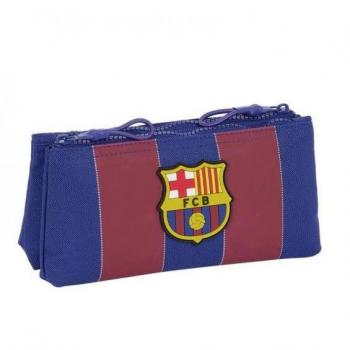 Neceser con cremallera Fútbol Club Barcelona 2 compartimentos 22x8x10cm producto oficial Safta