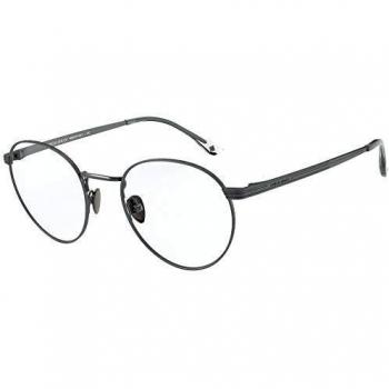 Armani 0AR5104 Gafas para Hombre, MATTE DARK RUTHENIUM, 51