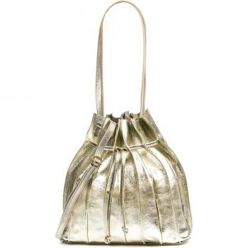 Firenze Artegiani Albiolo bolso de hombro mujer piel auténtica gamuza lacada