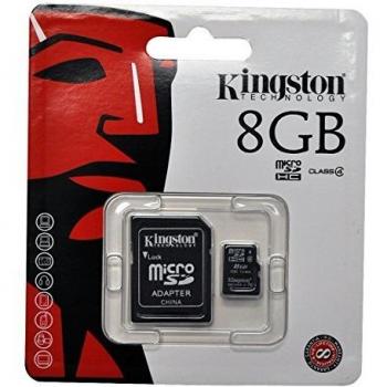 Kingston Scheda MicroSDHC 8 GB Flash Memory