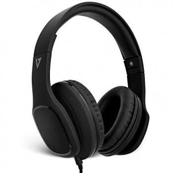 V7 HA701-3EP Stereo Over-Ear Premium Headphones with Microphone and 3.5mm Jack