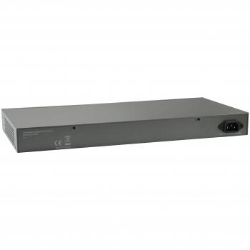 LevelOne GEP-2681 Managed Gigabit Ethernet Switch (10/100/1000) Black with Power over Ethernet (PoE) Support