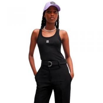 Camiseta HUGO Negra para Mujer