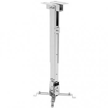 Supporto Universale Estensibile da Soffitto per Videoproiettore, min. 43 / max. 65 cm, Silver