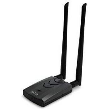 Alfa Network AWUS036ACH‑C USB‑C – Adattatore di Rete Wireless 2,4 GHz/5 GHz – Nero