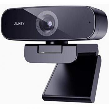 Webcam AUKEY Full HD 1080p con microfono stereo e riduzione rumore