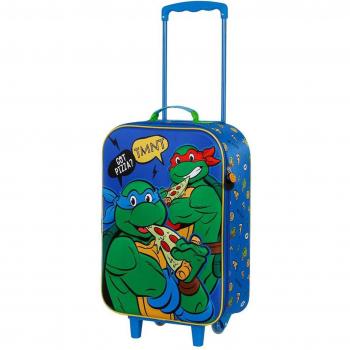 Karactermania Tortugas Ninja Mates Maleta Trolley Soft 3D, Verde
