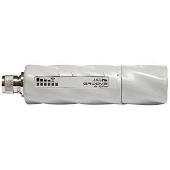 MikroTik RouterBOARD GrooveA 52 ac with Nmale connector 1 x Gigabit LAN 64MB RAM 720MHz CPU 1 x built-in high power 2.4/5GHz 802.11a/b/g/n/ac wireless