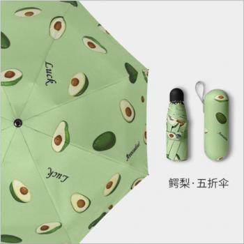 Sombrilla Plegable Fruta Seis con Protección UV