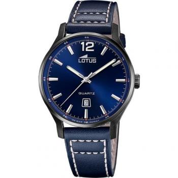 Reloj Lotus Hombre Acero y Piel Azul 18955/1