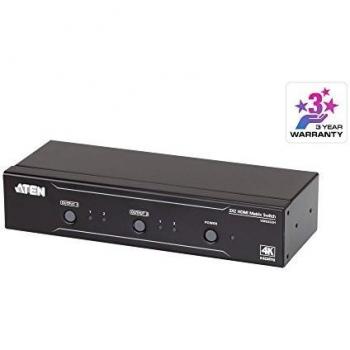 Aten VM0202H KVM Switch Montaggio Rack Nero