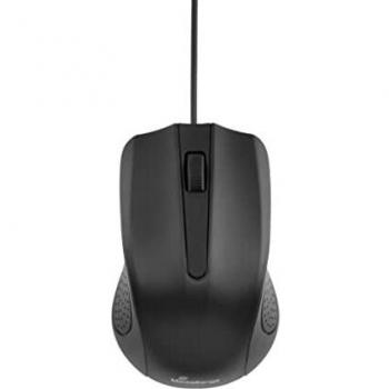 MediaRange Mouse Ottico 3 Tasti Nero