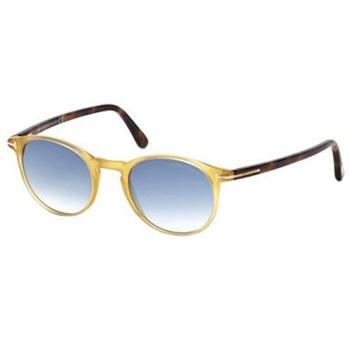 Tom Ford FT0539 41W 48, Monturas de Gafas para Hombre, Amarillo (Giallo/Altro\\BLU Grad), 48.0