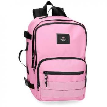 Mochila de viaje Pepe Jeans Aris Colorful 40cm rosa