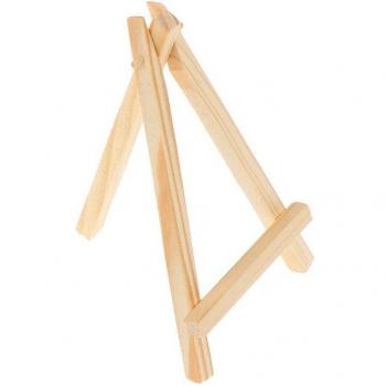 Mini caballete de madera para artistas, 5 unidades