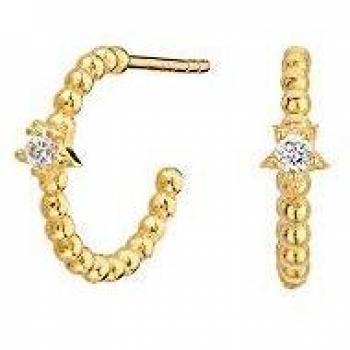 Pendientes Bola Estrella Oro ITEMPORALITY SEA-201-006-UU