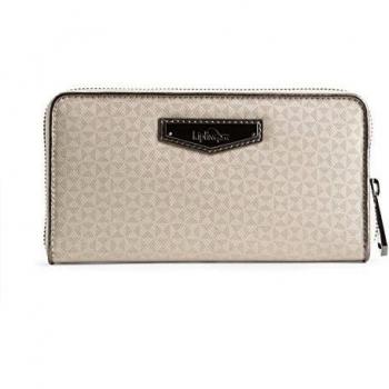 Kipling Nimmi, Cartera para Mujer, Beige (Almond Emb), 15x24x45 cm
