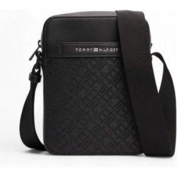 Bandolera Tommy Hilfiger Hombre Monograma Negro 2024