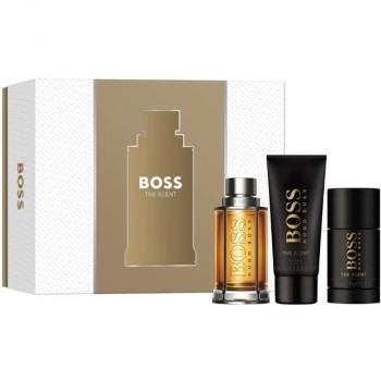 Set De Regalo Boss The Scent 3 Piezas 100 Ml Edt + 100 Ml Gel + 75 Ml Deo