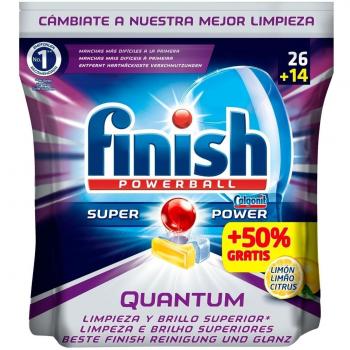 Finish Quantum Limón Pastillas para Lavavajillas