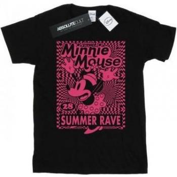 Camiseta de algodón Disney Minnie Mouse Fiesta de Verano