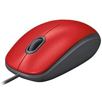 Logitech M110 Silent Mouse Red