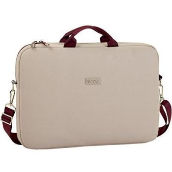 Safta Moos Luxe Beige 2018 Bolso bandolera, 40 cm, Beige