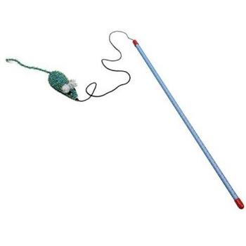 Palo con ratón azul