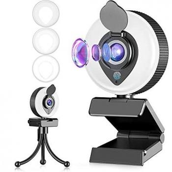 Tisoutec FullHD Webcam 1080p con microfono integrato