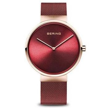BERING Reloj Analógico Classic Collection para Mujer de Cuarzo con Correa en Acero Inoxidable & Cristal de Zafiro 14531-363