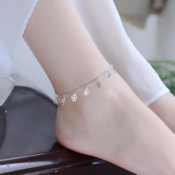 Pulsera de plata con forma de trébol Everoyal