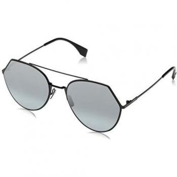 FENDI FF 0194/S GO 807 55 Gafas de Sol, Negro (Negro/Grey)