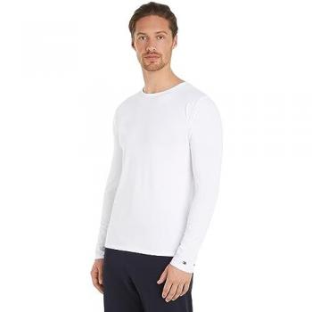 Tommy Hilfiger Pack de 3 camisetas manga larga blancas para hombre
