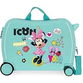 Maleta Infantil Disney Minnie Happy Helpers Azul 50x38x20 cms Rígida ABS