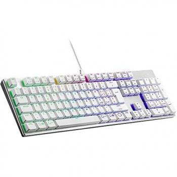 Cooler Master SK652 Tastiera Meccanica RGB Bianco TTC Basso Rosso