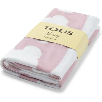 Muselina Tous 98x118 cm con franjas de oso