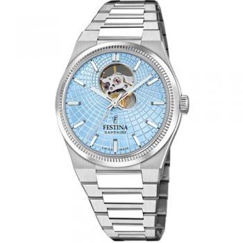 Reloj Festina Hombre F20053/5 Swiss Made Azul Acero Inoxidable
