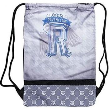 Karactermania Harry Potter Emblema Ravenclaw, Bolsa de Cuerdas para el Gimnasio, 48 cm, Gris