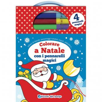Colorare a Natale con i pennarelli magici. Con gadget