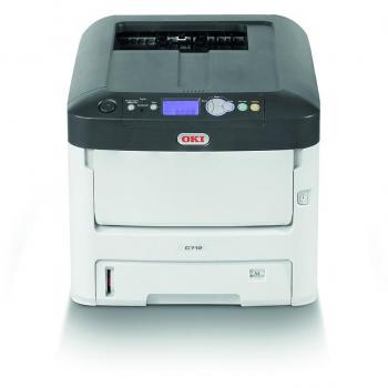 Stampante fronte/retro a colori Oki C712dn con velocità di stampa di 34 pagine al minuto