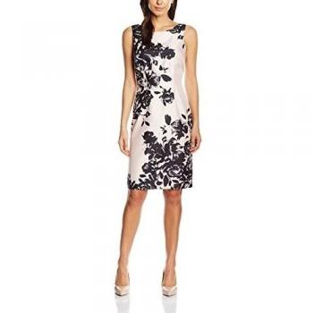 Jacques Vert Placement Print, Vestido para Mujer, Multicolor (Multi Pink), 46 (Talla del Fabricante: 18)