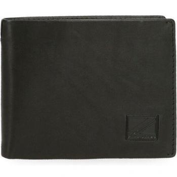 Cartera de piel Pepe Jeans Marshal con tarjetero Negro