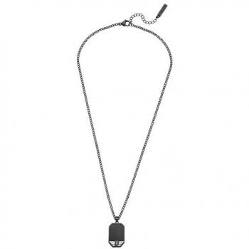 Collar de Acero Gris Police Motive para Hombre